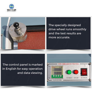 DIN 53516 Iso4649 AC220V 50Hz Din testeur de résistance à l'usure à l'abrasion Instrument d'essai d'abrasion - Product Image 3