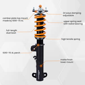 Kit de Suspensión de Amortiguadores Coilover Maxpeedingrods para <span class=keywords><strong>BMW</strong></span> <span class=keywords><strong>E36</strong></span> 316i 318i <span class=keywords><strong>320i</strong></span> 323i 325i 1990-1998 - Product Image 6
