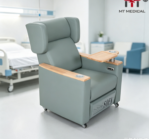 Silla de Infusión Manual MT Medical con Respaldo Segmentado, Soporte para Vía Intravenosa Ajustable, Portavasos, Tela de PVC, Silla de <span class=keywords><strong>Transfusión</strong></span> para Pacientes - Product Image 1