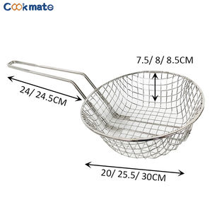 Poulet frit Cuisson Cesta Par Freir Fil Maille Panier À Frites Avec Poignée - Product Image 2