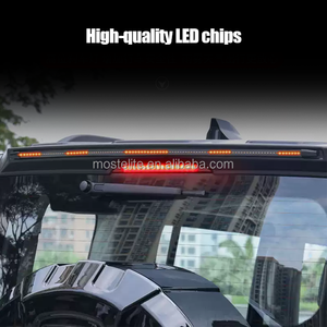 High Quality AILITA Single Deck PP Rear Trunk Roof Spoiler with LED Lights for GWM Tank 300 - Product Image 5