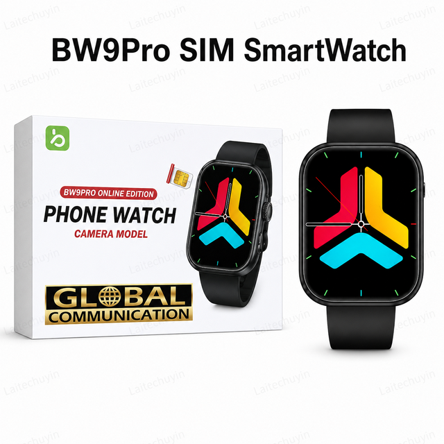 2026 New BW9 Pro Smart Camera Dual Call Wireless Watches BT Montres BW11 SmartWatch 2G SIM Card Phone Watch
