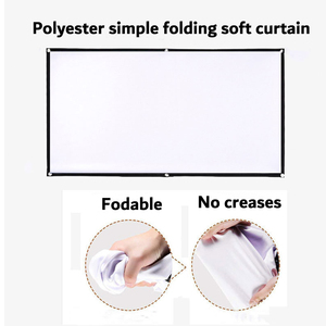 Màn chiếu bạc gấp gọn 60~150 inch, tỷ lệ 4:3 & 16:9, màn chiếu phim gia đình đơn giản, di động, sử dụng trong nhà và ngoài trời - Product Image 4