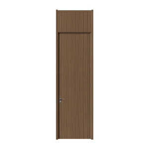 Puerta Interior Tradicional de Madera Maciza con Diseño Tallado, Acabado de Superficie Pulida, Apertura Manual para Dormitorio - Product Image 5