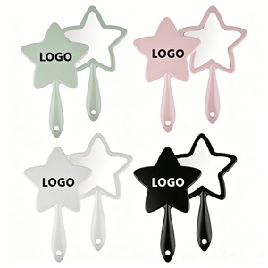 <span class=keywords><strong>Specchio</strong></span> per il Trucco a Forma di Stella con Logo Personalizzato, <span class=keywords><strong>Specchio</strong></span> Cosmetico Portatile in Plastica Pentagonale, <span class=keywords><strong>Specchio</strong></span> da Viaggio per Donne e Ragazze - Product Image 1