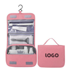 Bolsa de Cosméticos de Viaje Impermeable, Diseño Personalizado, Nueva Colección 2026, Bolsa de <span class=keywords><strong>Maquillaje</strong></span> Rosa - Product Image 1