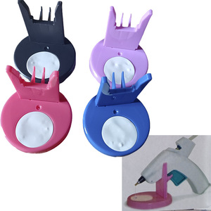 Plastic Glue Gun Holder With Teflon Nozzle 8.9x8.5Cm For <b>Hot</b> Melt Adhesive Diy Use - Product Image 1