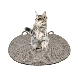 Comfy Cotton Rope Pet Cushion Pet Placemat Cat Mat Nap Pad Sleeping Suitable For Small And Medium Pet
