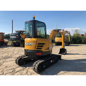 Mini-excavatrice SY35U à conception sans déport latéral, force de rupture élevée pour les projets de construction urbaine et de jardinage - Product Image 1