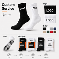 Chaussettes de sport pour hommes à compression, tricotées sur mesure avec revers – Logo OEM, sans MOQ, luxe, athlétiques, en Spandex/Polyester/Coton, vente en gros