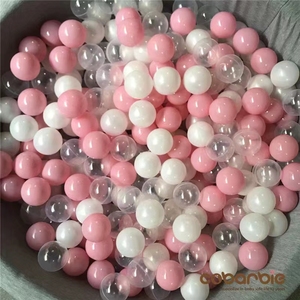 Balles en plastique bleu blanc coloré <span class=keywords><strong>pour</strong></span> enfants, balles de <span class=keywords><strong>piscine</strong></span> de fosse de mer - Product Image 4