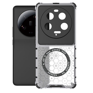 Honeycomb Four Corner Airbag Shockproof Magnetic Back Cover Phone Case for Xiaomi 13 Ultra - Product Image 5