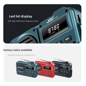 <span class=keywords><strong>Radio</strong></span> <span class=keywords><strong>FM</strong></span> Popular del Fabricante al por Mayor con Bluetooth, Botones Digitales, de Plástico, Portátil, con Funciones de Transmisión para Campus, para Ancianos - Product Image 2