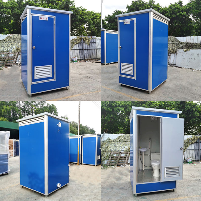 Modern Design Outdoor Prefabricated Mobile Toilet Convenient Portable Public Bathroom Constructed with Steel Sandwich Panel - Image 6