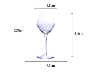 Verres à boire en verre de 8 oz, verres à <span class=keywords><strong>champagne</strong></span> en forme de tulipe colorés pour la dégustation - Product Image 5