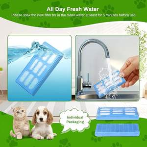 Cartouches de filtre <span class=keywords><strong>à</strong></span> <span class=keywords><strong>eau</strong></span> de rechange HRYA pour fontaines <span class=keywords><strong>Cat</strong></span> <span class=keywords><strong>Mate</strong></span> & Dog <span class=keywords><strong>Mate</strong></span>, lot de 10 - Product Image 6