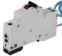 2csr255051r1064 Dse201 C6 Ac30 - N Bleu 6A 1 Pôle, 30 mA Type C Système RCBO Pro M Compact, 240 V AC, Série Dse201