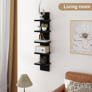 Wall Mounted Storage Rack 5 Tier 77.9cm White Toy Organizer <b>Shelf</b> for Home Desk Display - Product Image 4