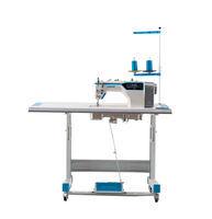 Nouveau JACK A4B Digital Footlifter Bartack Machine à coudre à point noué numérisée avec Tables Motifs de couture Points décoratifs