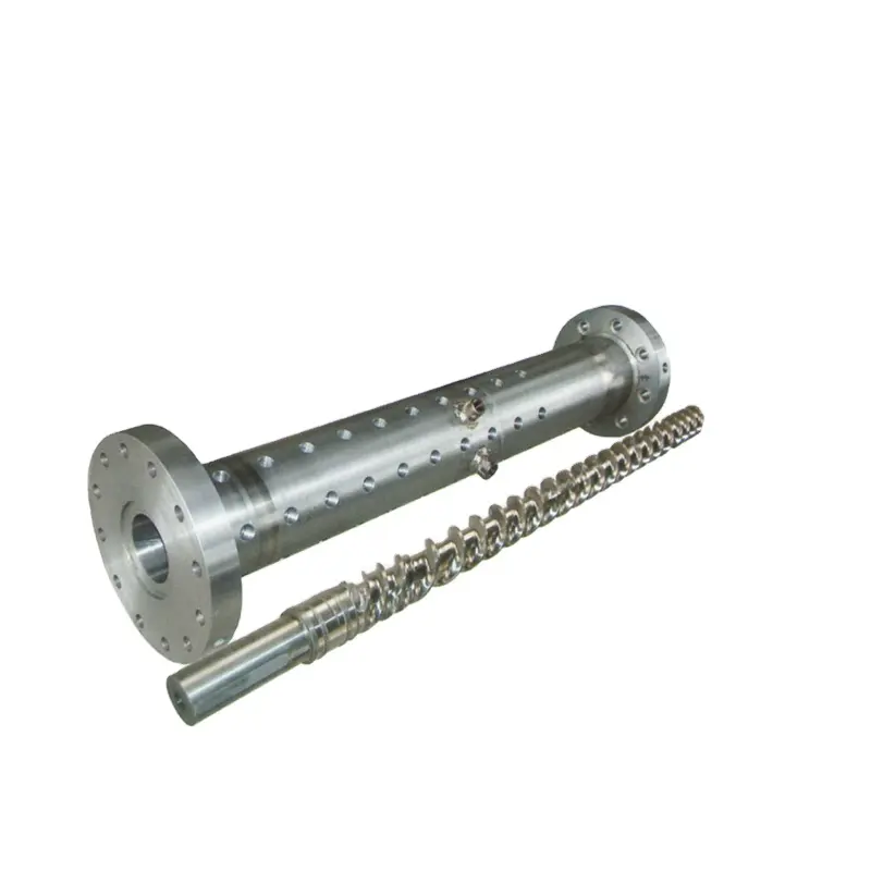 Nitrided/film blowing screw and barrel/plastic extruder screw barrel