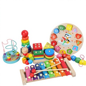 <span class=keywords><strong>Xylophone</strong></span> <span class=keywords><strong>en</strong></span> <span class=keywords><strong>bois</strong></span> pour enfants, ensemble de 6 pièces, 8 notes, jouet éducatif pour garçons et filles de 0 à 4 ans - Product Image 1
