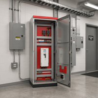 Armoire de commande de moteur industriel à fréquence variable personnalisée pour système de ventilation minière 380V