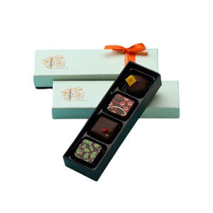 Clear Chocolate Boxes <strong>Candy</strong> Boxes Packaging with <strong>Tray</strong> and Pull Out Packing with Clear Window Sleeves - Product Image 1
