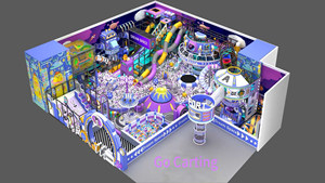 Équipement de terrain de jeu intérieur pour enfants, design élégant, fabrication directe, jeux interactifs personnalisés, <span class=keywords><strong>Mario</strong></span> Slide Ninja Course - Product Image 5