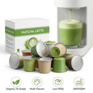 Capsules de matcha personnalisables de 2g à 8g pour machines Keurig K-cup, choix multi-saveurs, boîte personnalisée, prix direct usine. - Product Image 1