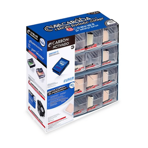 Drawer <b>Cabinet</b> Label Cab <b>Tool</b> Containers 12 Drawer Storage Organizer for Workshop Garage - Product Image 1