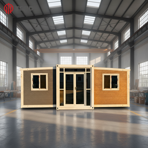 Casa Container Prefabbricata Moderna Facile da Installare con 2 Camere da Letto per Giardino, Tiny House con Soggiorno - Product Image 1