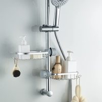 Support d'éponge de robinet de cuisine, organisateur de caddie d'évier sur robinet suspendu support de vidange pour organisateur d'évier