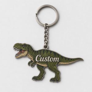 Porte-clés dinosaures personnalisés en gros de haute qualité, figurines préhistoriques, souvenirs de musée de créatures anciennes - Product Image 3