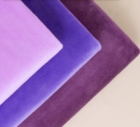 À la mode respirant Tricot tricoté épais Polyester velours tissu Imitation fourrure de lapin doux court en peluche tissu pour les filles