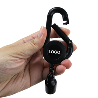 Porte-clés rétractables en plastique personnalisés avec votre LOGO, populaires, avec boucle extensible, pour briquet, tabac, vente en gros Beyoulabs