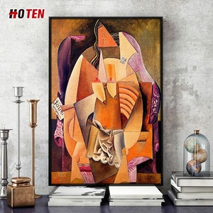 Mural de Arte Abstracto Europeo, Pintura Creativa Americana para Colgar, Pintura Famosa de Picasso, Decoración de Pared de Fondo, Soporte de Lienzo - Product Image 3