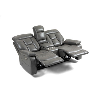 Tùy Chỉnh Da Hiện Đại Cắt Chuyển Động Ngồi Có Thể Ngả Sofa Đặt 3 + 2 + 1 Chủ Đồ Nội Thất Phòng Khách Với Cup Và Chức Năng Lưu Trữ - Product Image 4