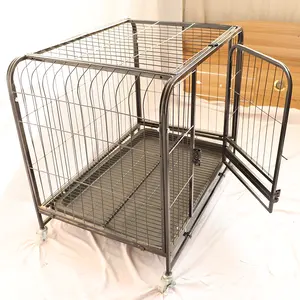 Hot Selling Metal Outdoor Good Price Design Animal House 2 Layer Steel Galvanized Tube Dog Cage