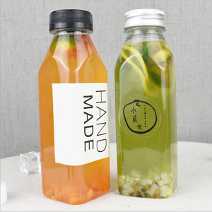 Üretici küçük adedi temizle 200ml 250ml 300ml 350ml 400ml 450ml 500ml Bpa içermeyen <span class=keywords><strong>PET</strong></span> gıda sınıfı suyu plastik şişe ile kap - Product Image 2