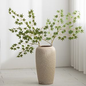 Hojas de Arce Artificiales Meng Jie de 100cm-200cm, Follaje Rojo y Verde para Decoración de Interiores del Hogar - Product Image 4