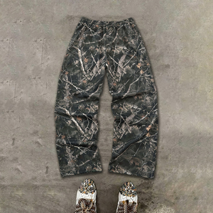 <span class=keywords><strong>Pantalon</strong></span> décontracté pour <span class=keywords><strong>homme</strong></span>, imprimé tendance, coupe droite, taille <span class=keywords><strong>élastique</strong></span> avec cordon de serrage, 100% polyester, séchage rapide, respirant - Product Image 2