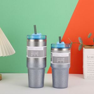 20oz 30oz Diamond Paint 304 Stainless Steel Vacuum Insulated Tumbler with <b>Straw</b> Lid Portable Travel Mug Fits Car <b>Cup</b> Holder - Product Image 2