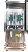 Distributeur de yaourt réfrigéré commercial, machine à distribuer du lait/jus/yaourt/boissons avec 2 sacs BIB de 10L