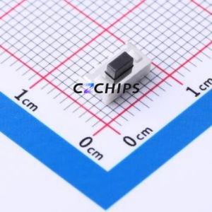 YTS1C0033BBG01 <b>Push</b> <b>Button</b> <b>Switch</b> SMD <b>Switch</b> ( Contact Current: 50mA )( Rated Voltage: 12V )( Key/Cap Color: Black ) - Product Image 1