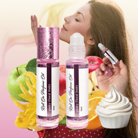 Logo personnalisé bergamote agrumes pomme crème musc arôme fruité parfum original d'huile essentielle 10ml huile de parfum pour femmes aux phéromones roll-on