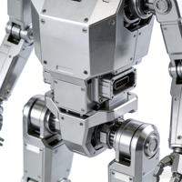 Boîtier en alliage d'aluminium de grande taille pour robot, usinage CNC de haute précision, perçage par interpolation, sans MOQ