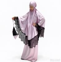 Nouvelle Collection 2026 : Robe de Prière Islamique pour Femme, Imprimé Ramadan, Abaya Deux Pièces, Style Dubaï