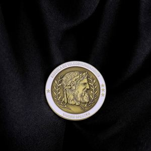 Moneda Conmemorativa Personalizada con Grabado 3D, Fabricada en China, Artesanía Metálica, Diseño Inspirado en la Antigua Roma - Product Image 1