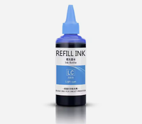 OCBESTJET 100ML/Bouteille Encre de recharge universelle pour imprimante jet d'encre Epson L3251 L3258 L1300 L8188 L3219 L5158 L5168 L2367 L8050