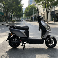 Moped électrique CKD SKD 10 pouces pour 2 personnes, 600/800W, vitesse 50 km/h, moto électrique, scooter pour adultes